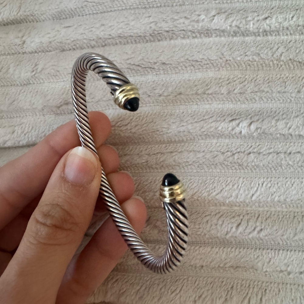 David Yurman Cable Bracelet Onyx